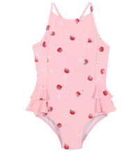 Load image into Gallery viewer, Nano Strawberry Print 1pc Swimsuit Pink

