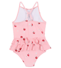 Load image into Gallery viewer, Nano Strawberry Print 1pc Swimsuit Pink
