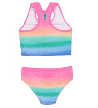 Load image into Gallery viewer, Nano Rainbow 2pc Swimsuit Flash Pink

