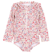 Load image into Gallery viewer, Nano Wildberries 1pc Rashguard Swimsuit Ivory
