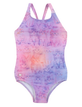 Load image into Gallery viewer, Nano Disco Cats 1pc Swimsuit Lilac
