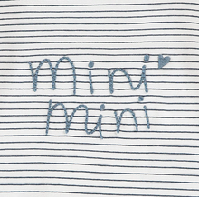 Load image into Gallery viewer, Souris Mini Stripe Onesie Blue
