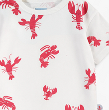 Load image into Gallery viewer, Souris Mini Lobster Print Tee
