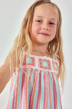 Load image into Gallery viewer, Boboli Stripe Seersucker Dress
