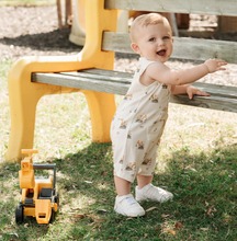 Load image into Gallery viewer, Petit Lem Diggers Shortie Playsuit
