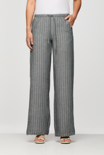 Load image into Gallery viewer, Beddome Pull On Tie Pant Pinstripe
