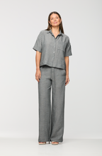 Load image into Gallery viewer, Beddome Pull On Tie Pant Pinstripe
