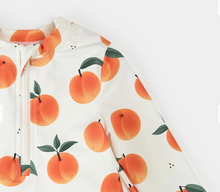 Load image into Gallery viewer, Petit Lem Peach Print Baby 2pc Rashguard Set
