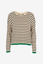 Load image into Gallery viewer, Basic Apparel DK Lila Stripe Sweater Navy/Birch
