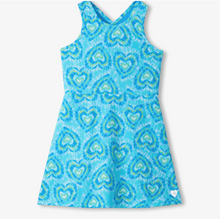 Load image into Gallery viewer, Hatley Blue Candy Hearts Active A-Line Dress
