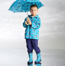 Load image into Gallery viewer, Hatley Shark Party Umbrella
