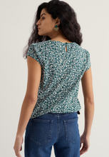 Load image into Gallery viewer, Seasalt Garden Gate Tee Folky Marigolds Dark Wreckage
