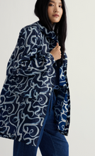 Load image into Gallery viewer, Seasalt Packable Waterproof Jacket Inky Strokes Maritime
