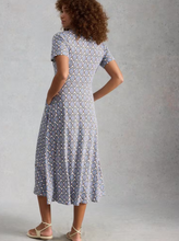 Load image into Gallery viewer, White Stuff UK Rua Jersey Shirt Dress Blue Multi

