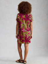 Load image into Gallery viewer, White Stuff UK Milly T-Shirt Dress Green Print
