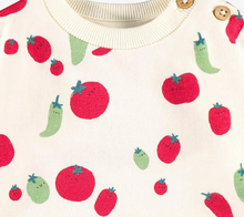 Load image into Gallery viewer, Souris Mini Tomato and Chili Pepper Sweatshirt and Pant
