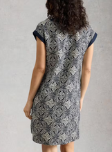 Load image into Gallery viewer, White Stuff UK Jilly Linen Dress Navy Multi
