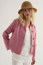Load image into Gallery viewer, Seasalt Carnon Downs Jacket Gingham Scarlet
