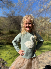 Load image into Gallery viewer, Vignette Nova Sweater Swan Green
