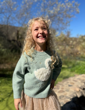 Load image into Gallery viewer, Vignette Nova Sweater Swan Green

