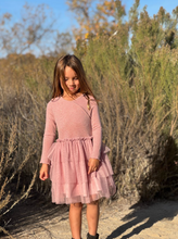Load image into Gallery viewer, Vignette Veronika Dress Rose Sparkle
