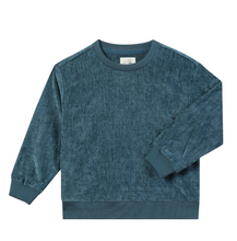 Load image into Gallery viewer, Vignette Maeve Chenillle Sweatshirt Teal
