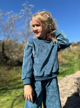 Load image into Gallery viewer, Vignette Maeve Chenillle Sweatshirt Teal
