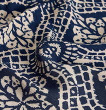 Load image into Gallery viewer, White Stuff UK Teakie Crinkle Top Navy Print
