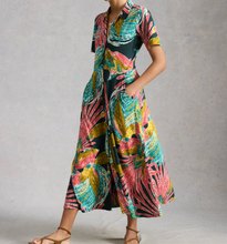Load image into Gallery viewer, White Stuff UK Rua Jersey Shirt Dress Pink Multi
