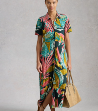 Load image into Gallery viewer, White Stuff UK Rua Jersey Shirt Dress Pink Multi
