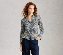 Load image into Gallery viewer, White Stuff UK Annie Jersey Shirt Navy Print
