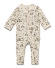 Load image into Gallery viewer, Wilson and Frenchy Foxglove Forest Cotton Jersey Playsuit
