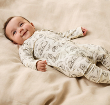 Load image into Gallery viewer, Wilson and Frenchy Foxglove Forest Cotton Jersey Playsuit
