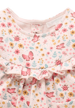 Load image into Gallery viewer, Purebaby Cozy Dress with Legging Butterfly Print
