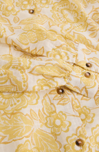 Load image into Gallery viewer, White Stuff UK Lena Organic Cotton Shirt Yellow Print
