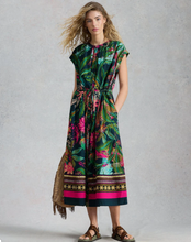 Load image into Gallery viewer, White Stuff UK Lauryn Column Dress Green Print
