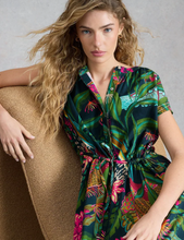 Load image into Gallery viewer, White Stuff UK Lauryn Column Dress Green Print
