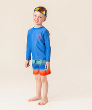 Load image into Gallery viewer, Nano Rashguard Tee Horizon Blue
