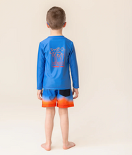 Load image into Gallery viewer, Nano Rashguard Tee Horizon Blue
