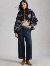 Load image into Gallery viewer, White Stuff UK Tia Wide Leg Crop Jean Dark Denim
