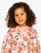 Load image into Gallery viewer, Deux Par Deux Frosted Strawberry Print Sweatshirt
