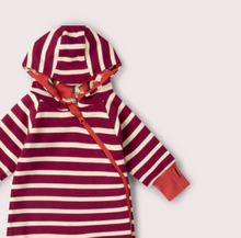 Load image into Gallery viewer, Little Green Radicals Little Unicorns Reversible Hooded Snug Playsuit
