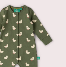 Load image into Gallery viewer, Little Green Radicals Olive Ducks Sleeper
