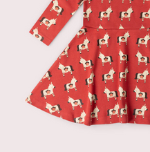 Load image into Gallery viewer, Little Green Radicals Little Unicorns Spinny Dress
