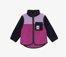 Load image into Gallery viewer, Color Kids Fleece Jacket Wild Aster
