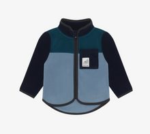 Load image into Gallery viewer, Color Kids Fleece Jacket Windward Blue
