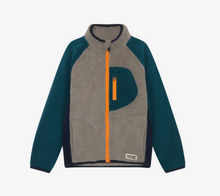 Load image into Gallery viewer, Color Kids Teddy Jacket with Fleece Sleeves Gulf Coast
