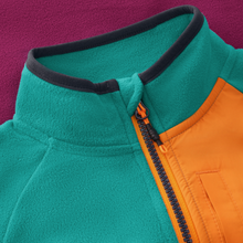 Load image into Gallery viewer, Color Kids Fleece Jacket Wild Aster
