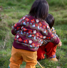 Load image into Gallery viewer, Little Green Radicals Folk Birds Pullover Sweater

