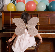 Load image into Gallery viewer, Rockahula Magical Sequin Gold Fairy Wings
